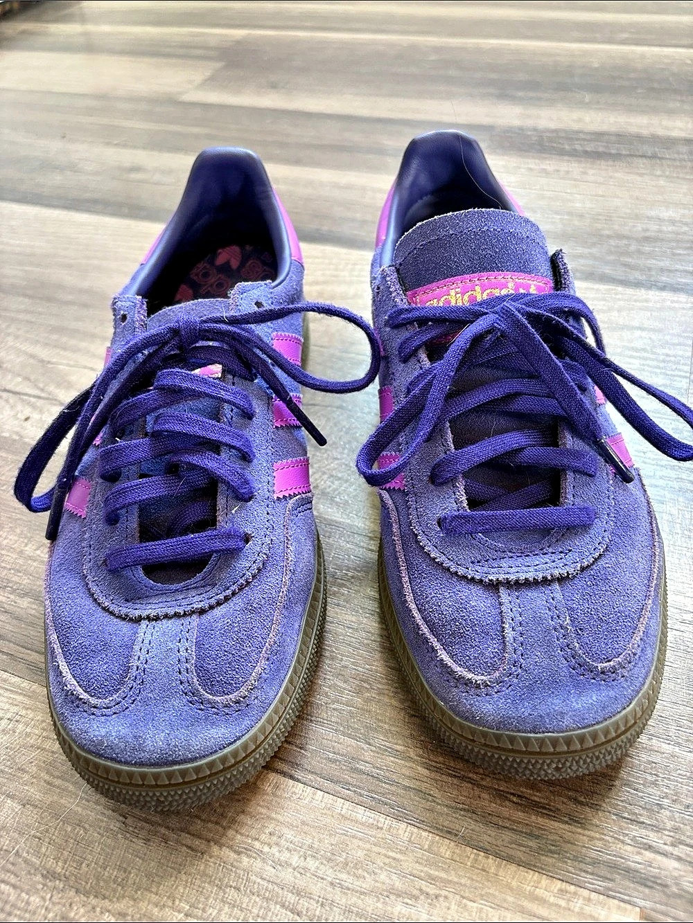 adidas Handball Spezial Purple & Pink Sneakers size 5